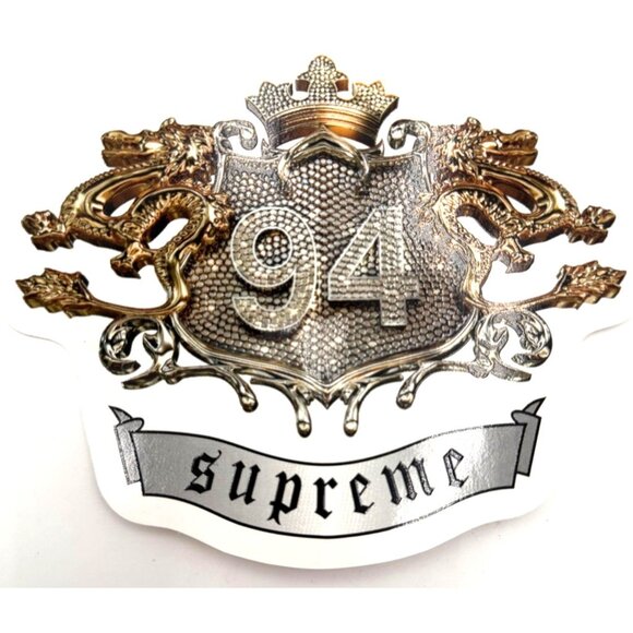 Supreme 94 Dragon Crest & Dark Face Sticker Set - Picture 2 of 3